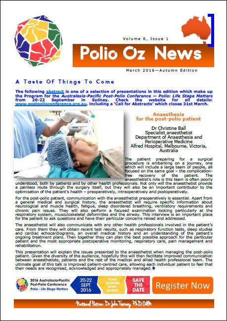 Polio Oz News March 2016