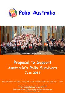 Proposal to Support Australia's Polio Survivors - June 2013