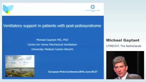 Ventilatory support in patients with post-polio syndrome
